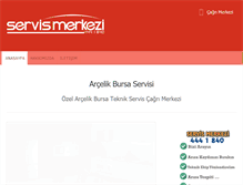 Tablet Screenshot of bursaarcelikservisi.com